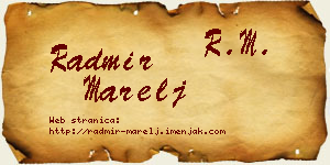 Radmir Marelj vizit kartica